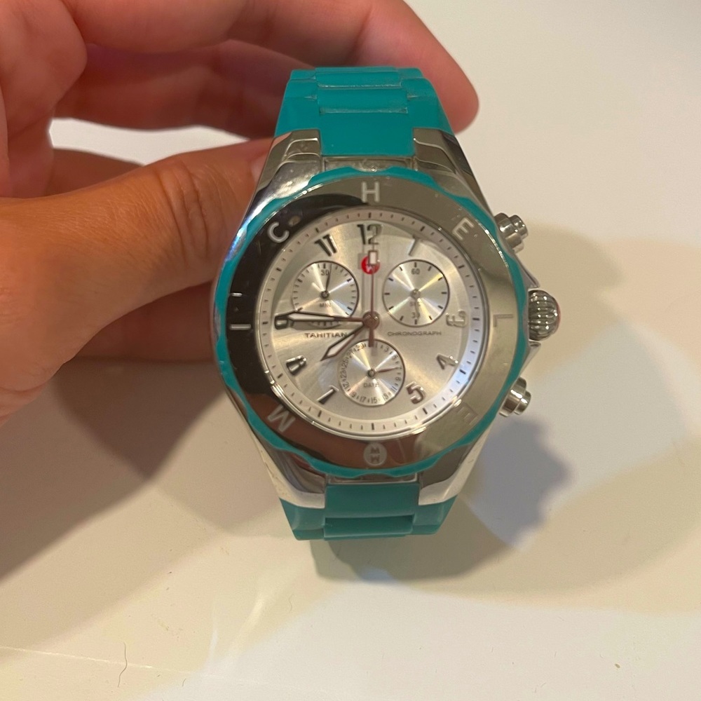 Michele Jellybean Chronograph Stainless Steel Watch, 38mm